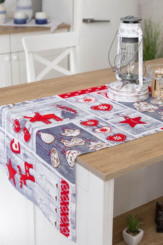 Доріжка (ранер) на стіл "Новорічна"